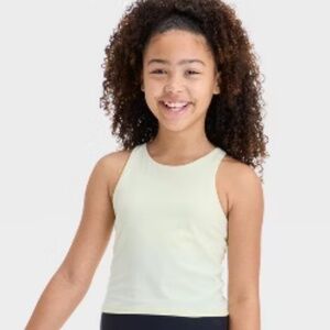 All in Motion Yellow Athletic Tank Top